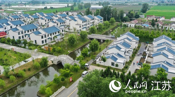 佳富村村景。江蘇鄉(xiāng)村規(guī)劃建設(shè)研究會(huì)供圖