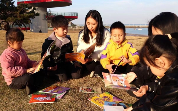 海風讀書日等親子閱讀品牌受到歡迎。宣云攝