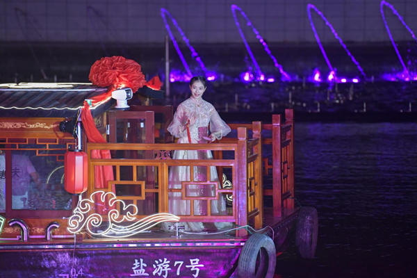 海州五大宮調(diào)《鹽河清韻》。劉聰攝