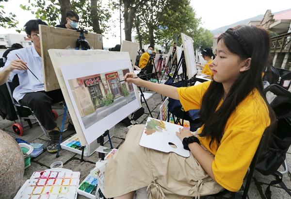 3、“研學(xué)”活動帶動產(chǎn)業(yè)升溫，文旅融合覓得新增長點。王健民 攝