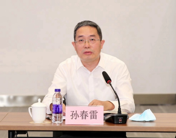 省科協(xié)黨組書記、副主席孫春雷致辭。嵇刊攝