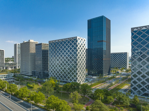 圖為建鄴高新區(qū)科技創(chuàng)新產(chǎn)業(yè)園載體。建鄴高新區(qū)供圖