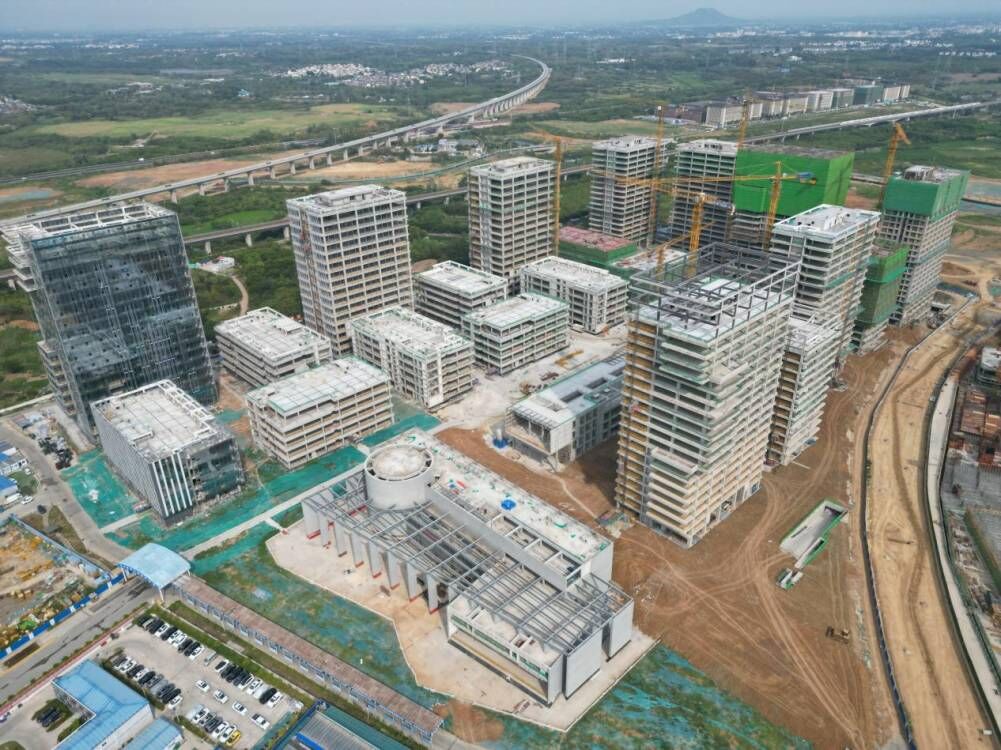 天印健康創(chuàng)新園。江寧高新區(qū)供圖