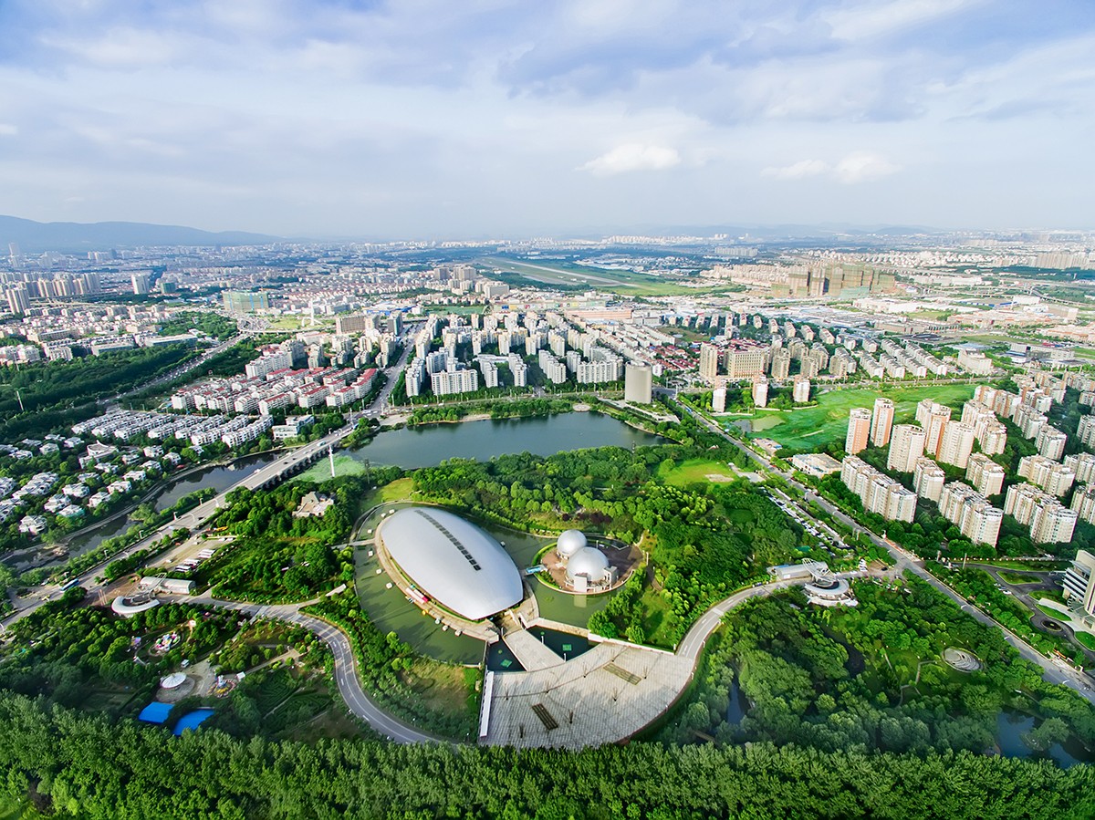 俯瞰雨花。林琨攝