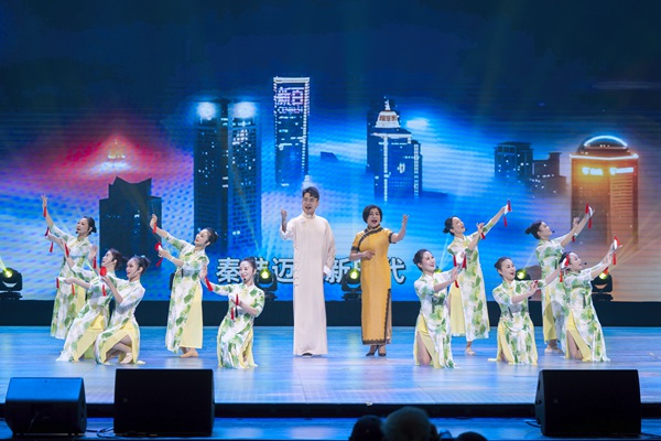 “喜迎黨的二十大 南京白局這十年”成果展演現(xiàn)場(chǎng)。龔文新攝