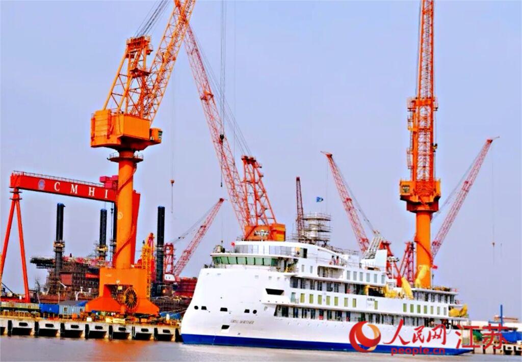 招商重工海門基地。人民網(wǎng)記者王繼亮攝