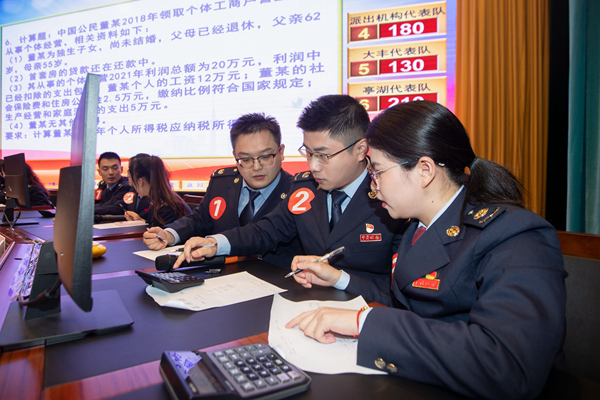 鹽城稅務(wù)系統(tǒng)青年技能大賽活動(dòng)現(xiàn)場(chǎng)。宋從勇攝