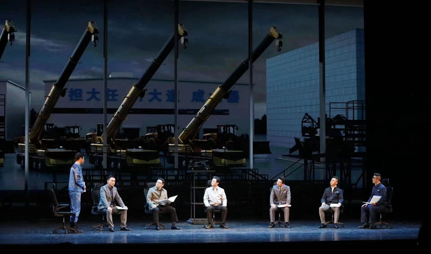 《攀登·攀登》演出現場。徐州市委宣傳部供圖