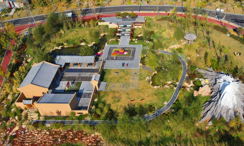 青海西寧園。徐州市委宣傳部供圖