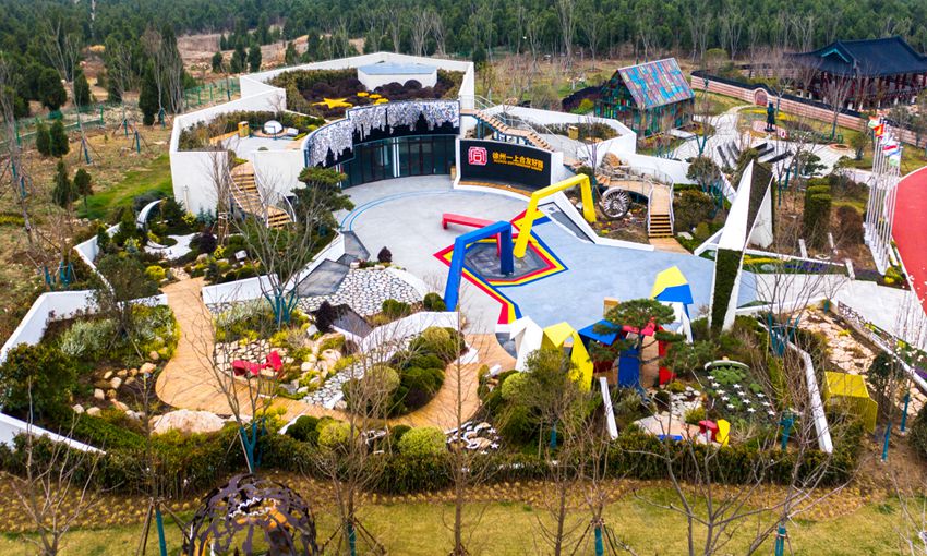 徐州-上合友好園一景。徐州市委宣傳部供圖