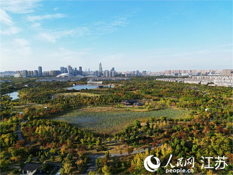 南通植物園建成4年，山水城林景觀得以集中呈現(xiàn)。人民網(wǎng)記者王繼亮攝