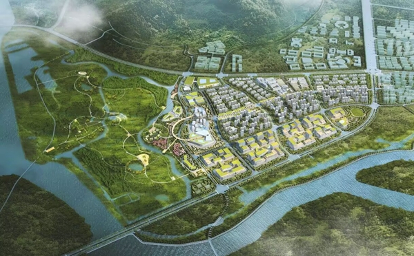 江寧高新區(qū)方山南片區(qū)規(guī)劃效果圖。江寧高新區(qū)供圖