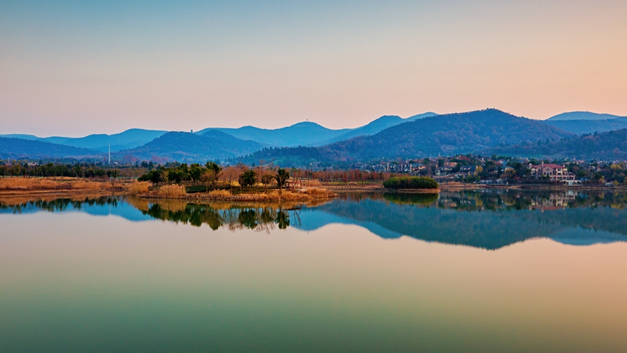 浦口九龍湖。南京市浦口區(qū)文旅局供圖