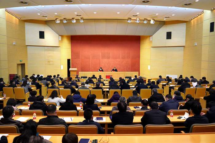 江蘇省住建廳傳達(dá)學(xué)習(xí)江蘇省委十四屆三次全會(huì)精神會(huì)場(chǎng)。劉元攝