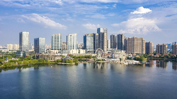 江寧百家湖。江寧區(qū)委宣傳部供圖