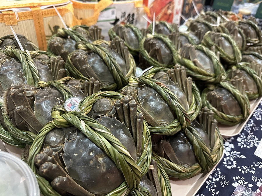 洪澤湖大閘蟹獲此次大賽銅獎(jiǎng)。江蘇省農(nóng)業(yè)農(nóng)村廳供圖