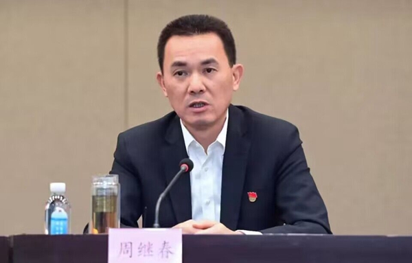 昆山市副市長周繼春在昆山市住建局宣講二十大精神。昆住軒供圖