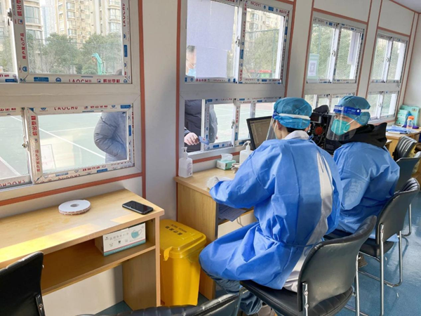 圖為海州區(qū)一“便民醫(yī)療服務(wù)點(diǎn)”。海州區(qū)委宣傳部供圖