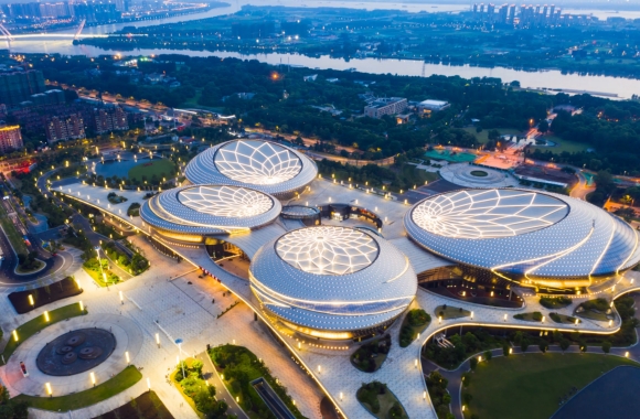 建鄴城市形象。建鄴建設(shè)局供圖