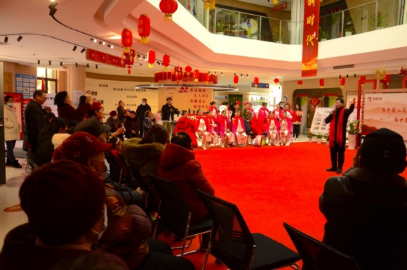 “溫暖新春 志愿同行”新年文藝匯演。葛塘街道新時代文明實踐所供圖