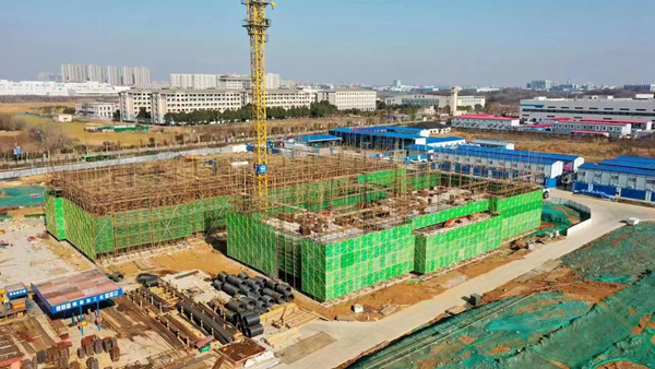 中信科烽火通信華東總部基地項目。南京江寧濱江開發(fā)區(qū)供圖