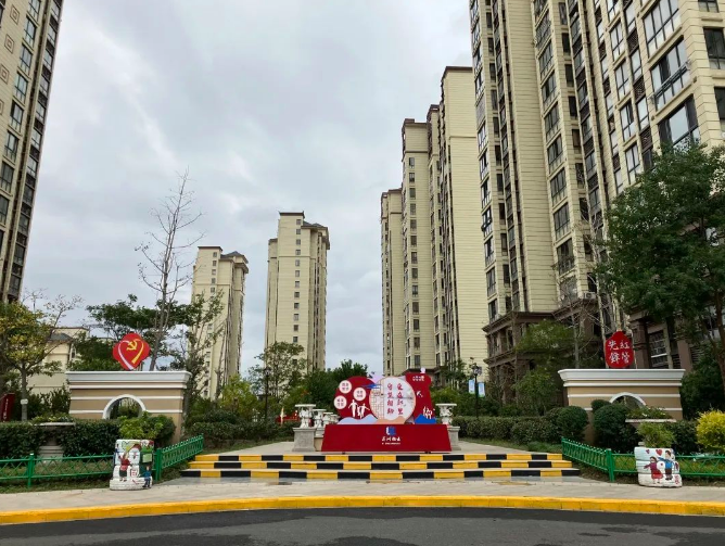 昆山市黨建引領(lǐng)物業(yè)管理蘇州市級示范點(diǎn)一景。昆住軒供圖