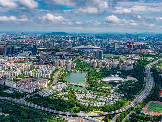 雨花臺(tái)區(qū)提出建設(shè)數(shù)字城。雨花臺(tái)區(qū)委宣傳部供圖