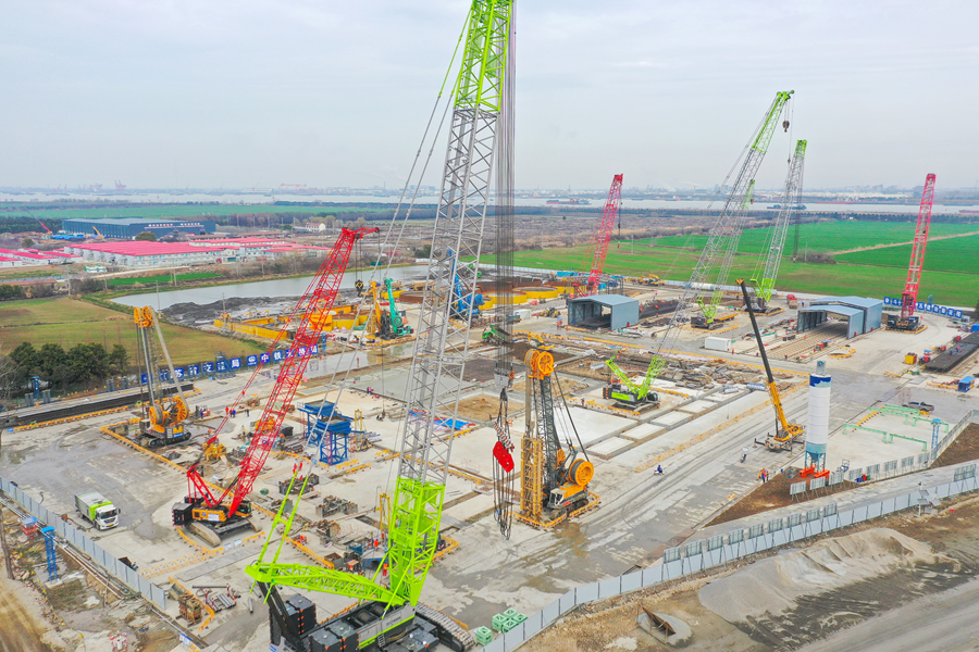 施工現(xiàn)場(chǎng)。朱其攝