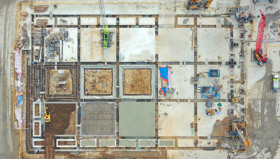 施工現(xiàn)場。朱其攝