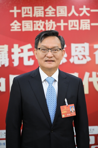 全國人大代表昝圣達。受訪者供圖