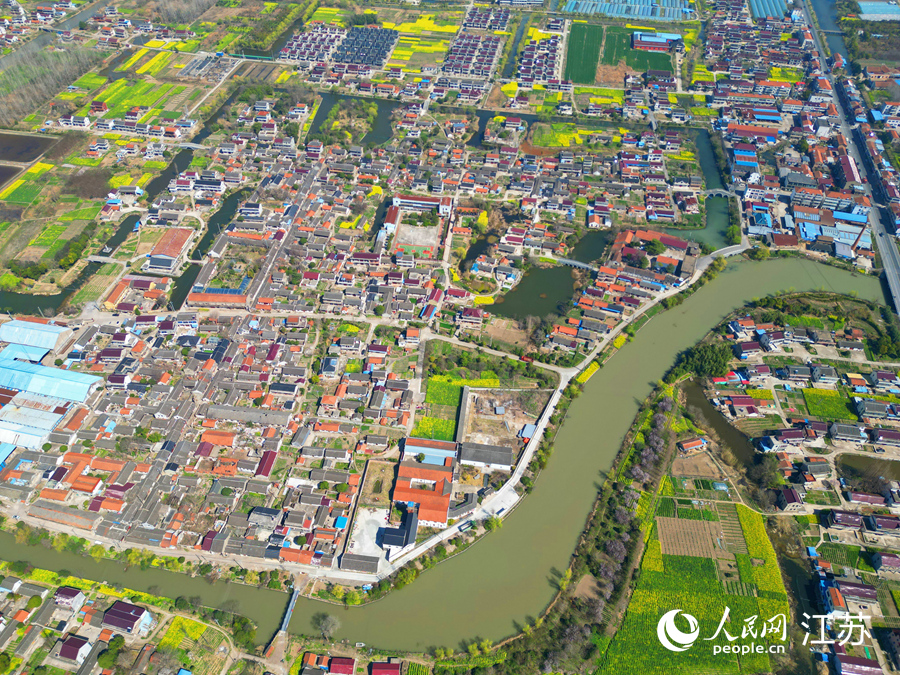 南通通州區(qū)田園鄉(xiāng)村美景如畫。人民網(wǎng)記者 王繼亮攝