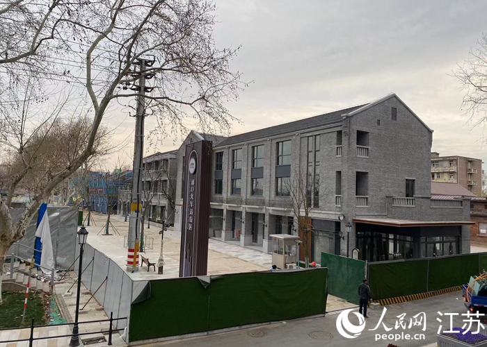 浦口火車站歷史風(fēng)貌區(qū)。人民網(wǎng) 楊維瓊攝