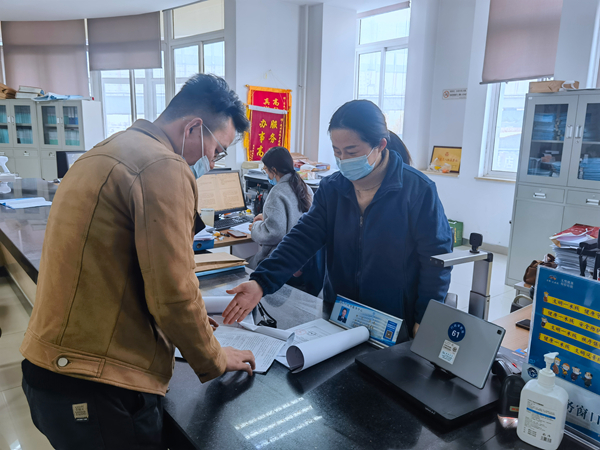 高效服務為項目建設提速。沈會攝