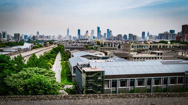 航拍悅動·新門西產(chǎn)業(yè)園。秦淮區(qū)委宣傳部供圖