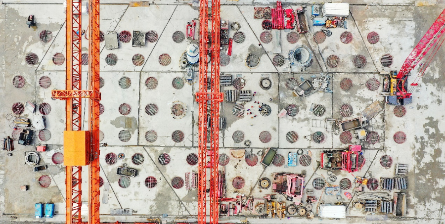 施工現(xiàn)場。朱其攝