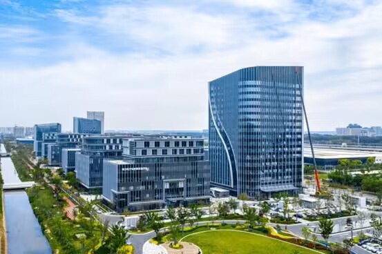 西伏河綠色低碳科創(chuàng)園。鹽南高新區(qū)供圖