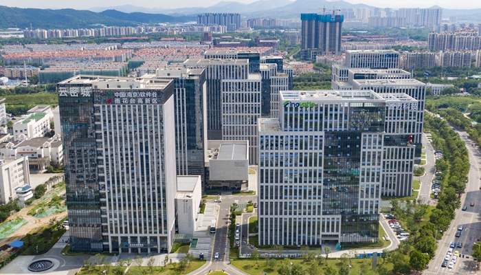 南京軟件谷。喻華軒攝