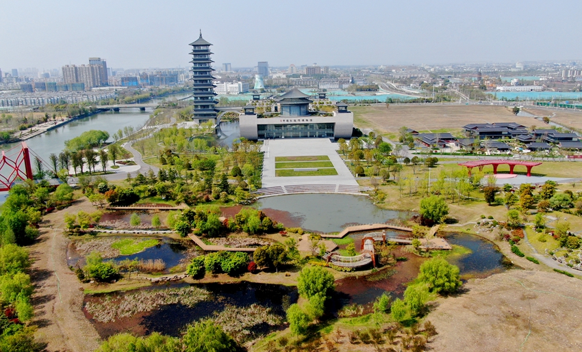 揚州中國大運河博物館。揚州市委網(wǎng)信辦供圖