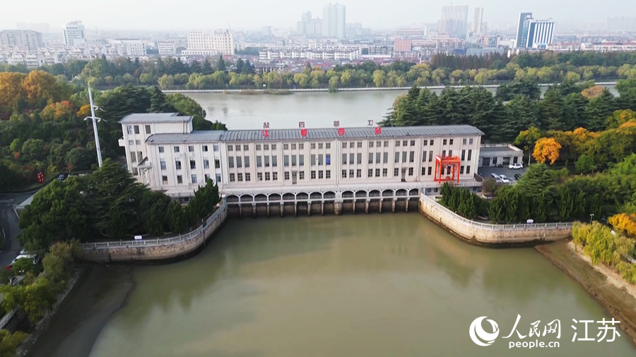 江都水利樞紐第四抽水站。人民網(wǎng) 余樂攝