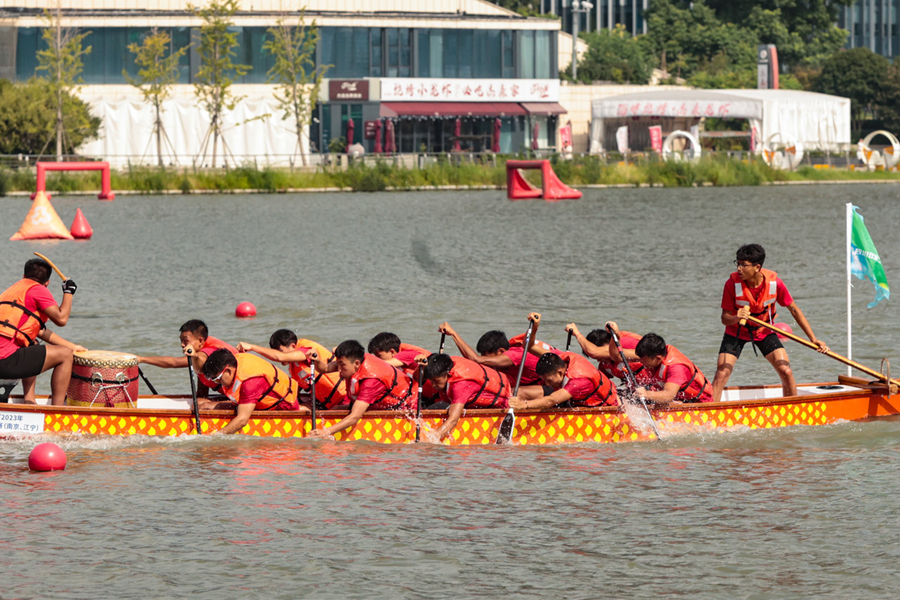 比賽現(xiàn)場。江寧區(qū)委宣傳部供圖