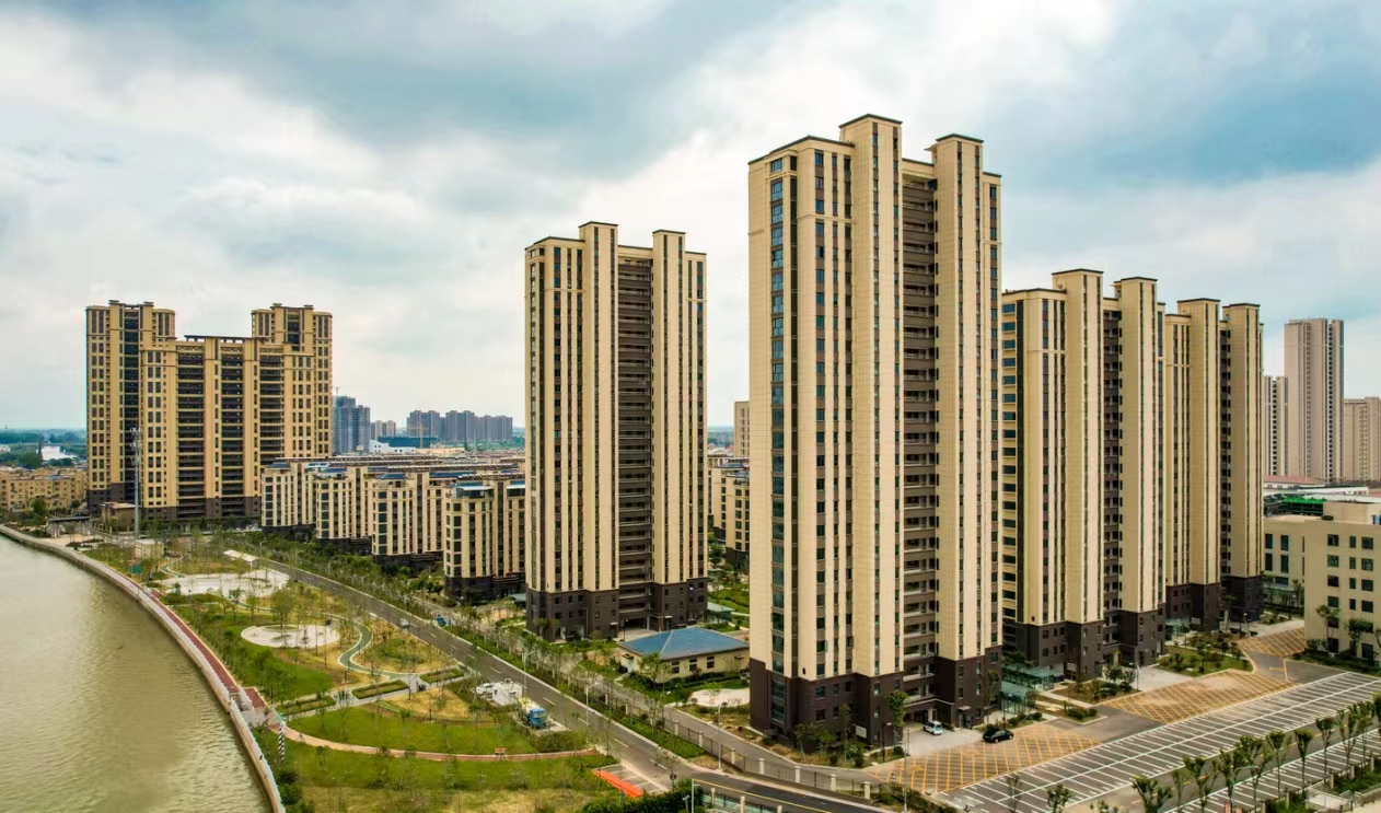 新建成的安居房。灌南縣委宣傳部供圖