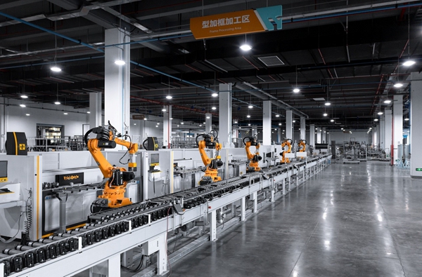 企業(yè)生產(chǎn)一線。江寧濱江開發(fā)區(qū)供圖