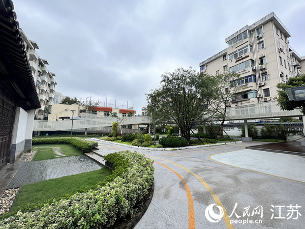 圖為羅廊巷口袋公園。人民網(wǎng)記者 馬曉波攝