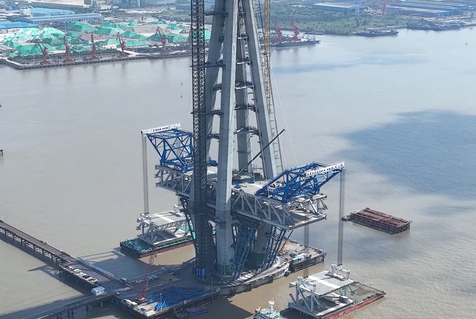 施工現(xiàn)場。常州海事局供圖