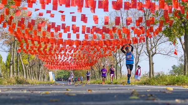 比賽現(xiàn)場(chǎng)。泗洪縣委宣傳部供圖