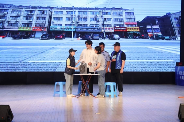 網(wǎng)格員技能大比武。靖江市委宣傳部供圖