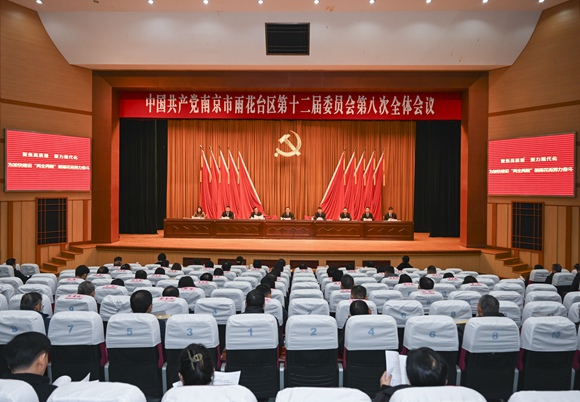 大會現(xiàn)場。雨花臺區(qū)委宣傳部供圖