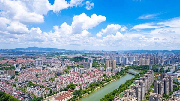 產(chǎn)城融合的江寧新畫卷。江寧區(qū)委宣傳部供圖