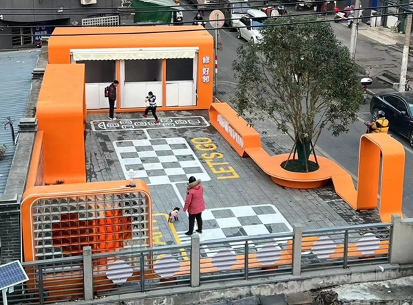 煥然一新的回龍橋“Mini Plaza”。鼓軒攝