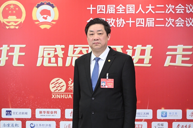 全國(guó)人大代表、無(wú)錫市市長(zhǎng)趙建軍。受訪(fǎng)者供圖